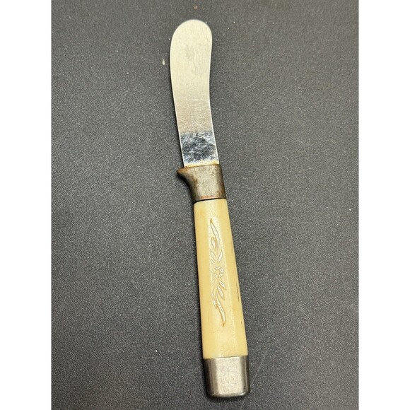 Vintage Regent Sheffield 6 Pc Desert Flower Knives, Forks, Servers - Picture 7 of 9